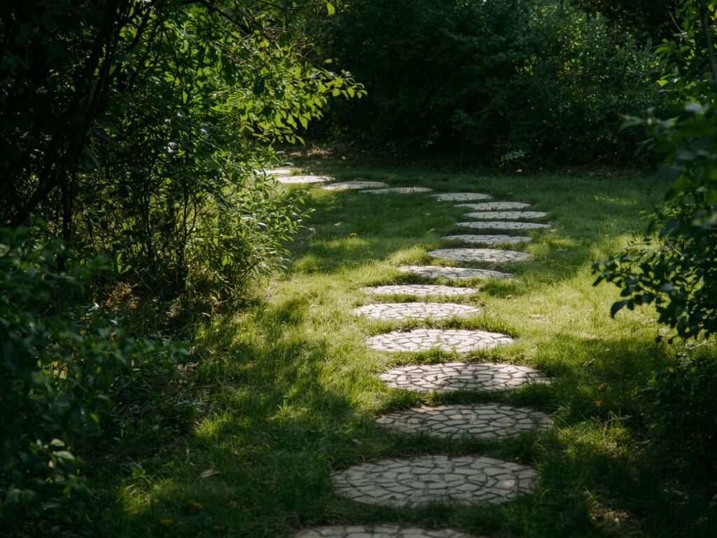 Stepping stones representing the journey from uncertainty to clarity and healing